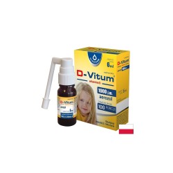 Витамин D3 – За здрави кости, зъби и имунна защита, 1000 IU, 6 ml спрей