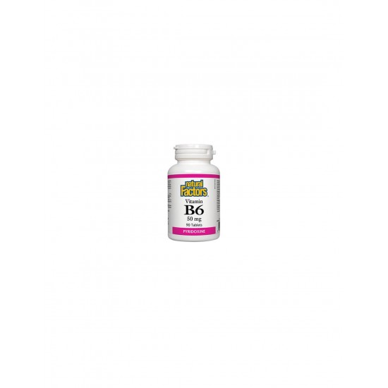 Vitamin B6/ Витамин В6 50 mg, 90 таблетки Natural Factors Vitamin B6/ Витамин В6 50 mg, 90 таблетки Natural Factors