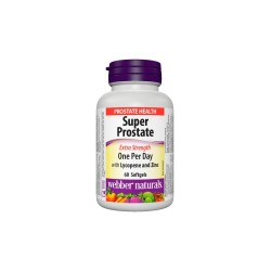 Super Prostate Extra Strength/ Формула в подкрепа на простатата с Ликопен и Цинк х 60 софтгел капсули Super Prostate Extra Strength/ Формула в подкрепа на простатата с Ликопен и Цинк х 60 софтгел капсули