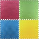 Настилка ЕVA, 60х60х0.8 см, 4 броя в комплект, червен, жълт, син, зелен 30000201