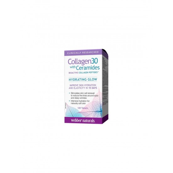 Collagen30® with Ceramides - Колаген + Серамиди, 120 таблетки