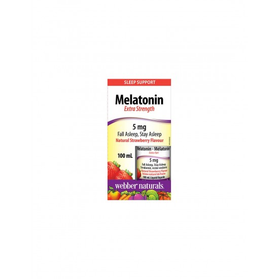 Melatonin Extra Strength/ Мелатонин (капки с вкус на ягода), 100 ml Melatonin Extra Strength/ Мелатонин (капки с вкус на ягода), 100 ml