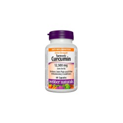 Turmeric Curcumin Extra Strength/ Куркума (куркумин) 500 mg х 60 капсули Webber Naturals