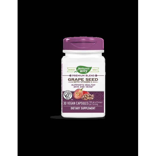 Grape Seed with Vitamin C/ Гроздово семе с Витамин С х 30 капсули