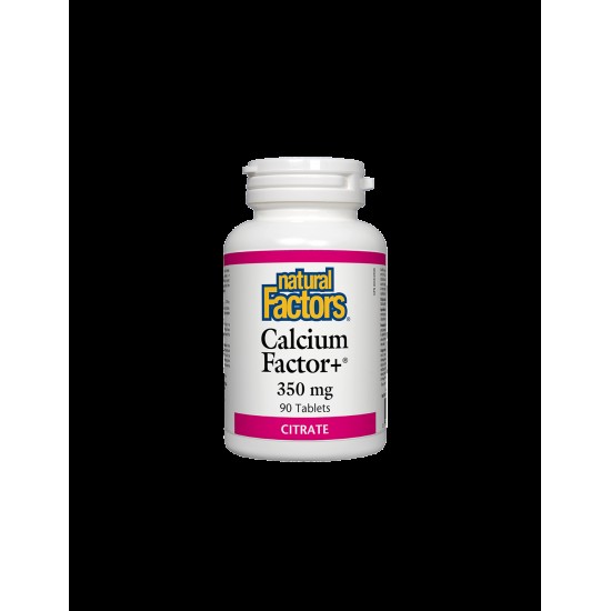 Calcium Factor+®/ Калций фактор+® (цитрат) 350 mg х 90 таблетки Natural Factors