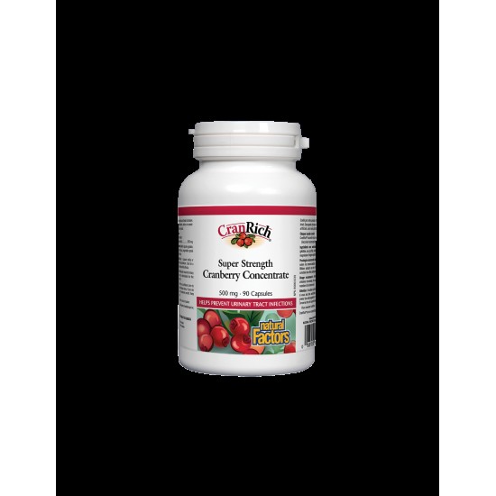 Червена боровинка CranRich® - Мощен концентрат срещу уроинфекции, 500 mg, 90 капсули