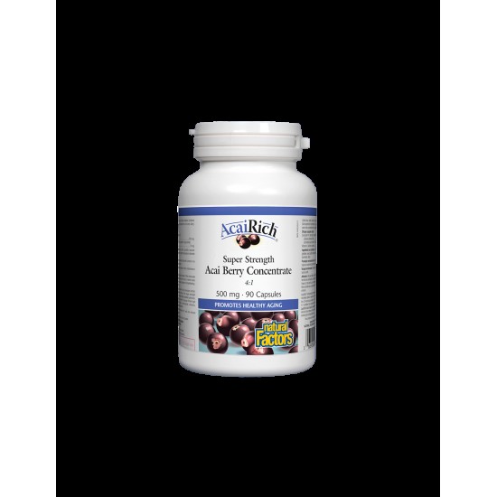 AcaiRich® Acai Berry Concentrate 4:1/ Акай 500 mg x 90 капсули