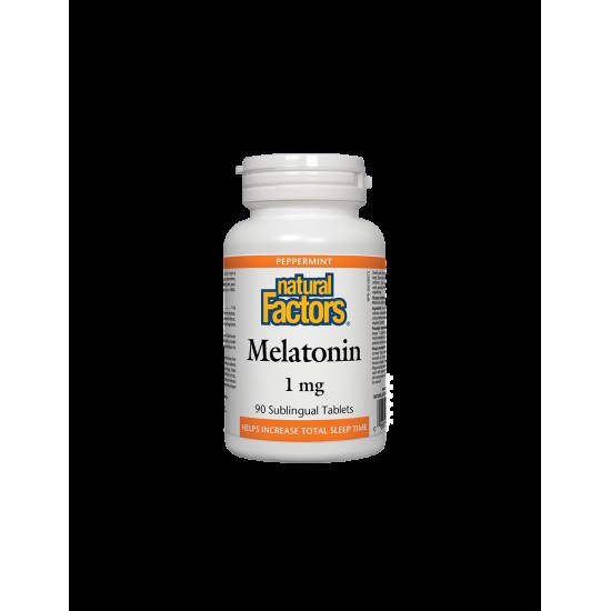 Мелатонин срещу безсъние - За дълбок и спокоен сън, 1 mg, 90 сублингвални (подезични) таблетки