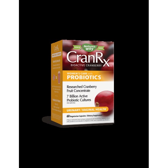 CranRx® Women`s Care with probiotics с червена боровинка + 7 млрд. акт. пробиотици х 60 капсули