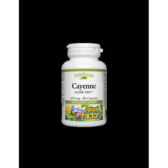 Лют червен пипер - Cayenne 42 000 SHU, 470 mg х 90 капсули