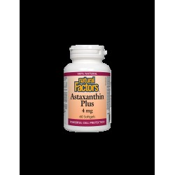 Astaxanthin Plus/ Астаксантин + Лутеин и Зеаксантин 4 mg х 60 софтгел капсули Natural Factors