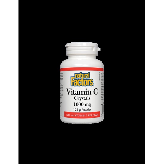 Витамин С, прах - Vitamin C Crystals 1000 mg, 250 дози Natural Factors