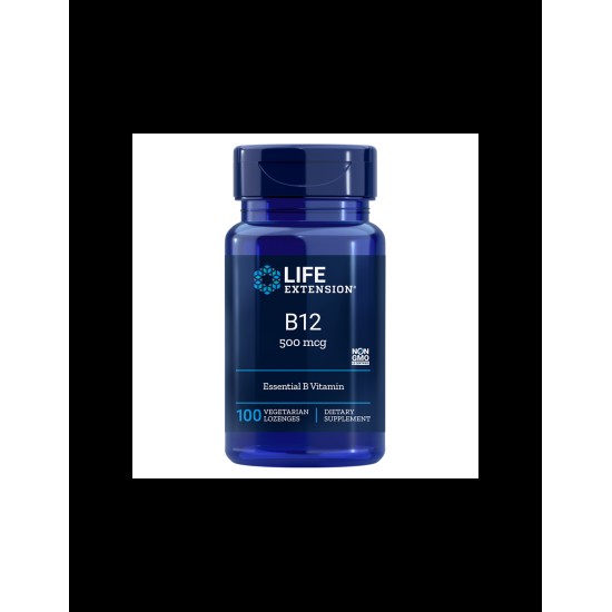 Vitamin B12/ Витамин В12 500 mcg x 100 таблетки за смучене Vitamin B12/ Витамин В12 500 mcg x 100 таблетки за смучене