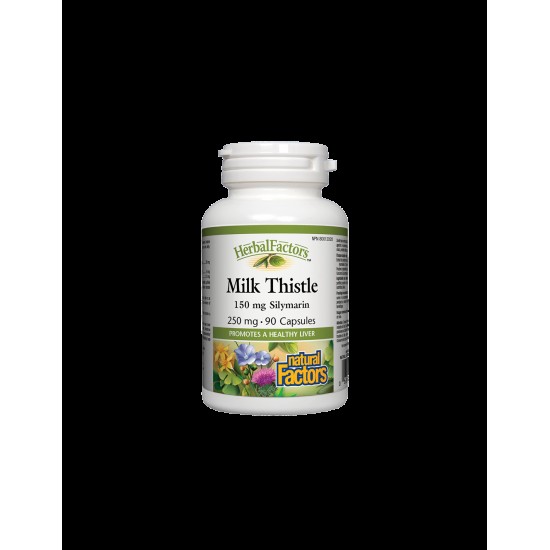 Milk Thistle / Бял трън, 250 mg, 90 капсули Natural Factors Milk Thistle / Бял трън, 250 mg, 90 капсули Natural Factors