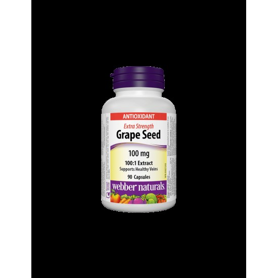 Grape Seed Extract 100:1/ Гроздово семе 100 mg x 90 капсули Webber Naturals