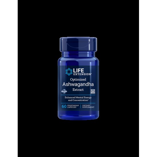 Optimized Ashwagandha Extract/ Ашваганда 125 mg x 60 капсули Optimized Ashwagandha Extract/ Ашваганда 125 mg x 60 капсули