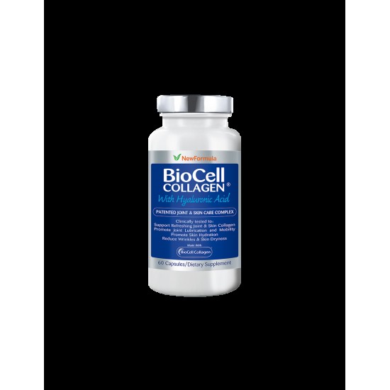 BioCell Collagen® with Hyaluronic Acid / Биосел Колаген 500 mg x 60 капсули Nature’s Way