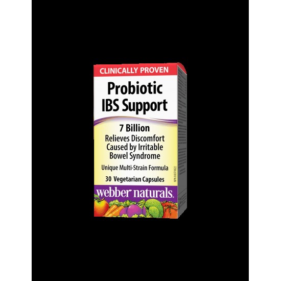 Probiotic IBS Support/ Пробиотик IBS 4 щама, 7 млрд. активни пробиотици х 30 капсули