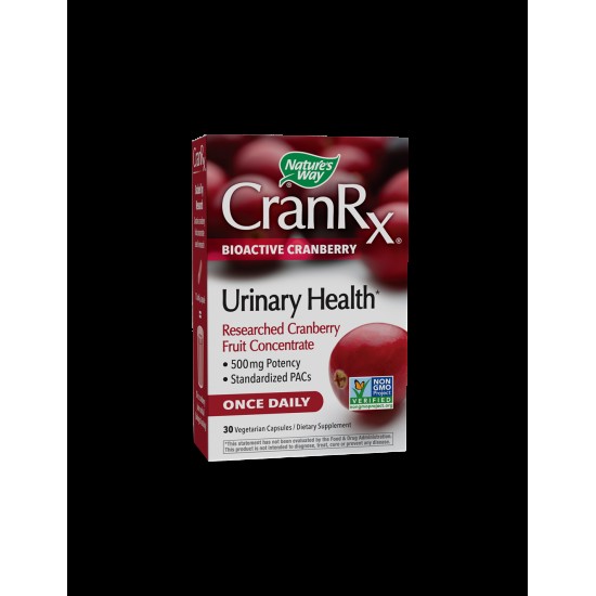 CranRx® Bioactive Cranberry/ Червена боровинка 500 mg х 30 капсули