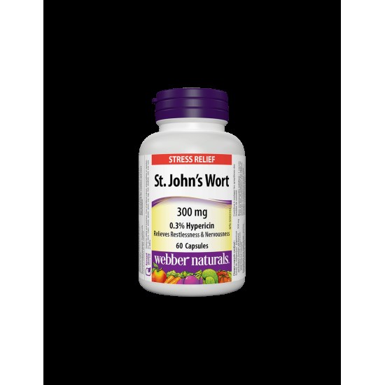 St. Johns Wort / Жълт кантарион, 300 mg, 60 капсули