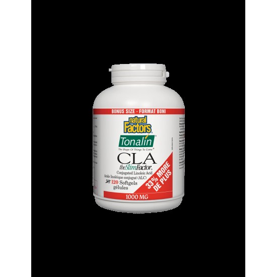 Tonalin® CLA the Slim Factor® / Тоналин® КЛА 1000 mg, 120 софтгел капсули Natural Factors Tonalin® CLA the Slim Factor® / Тоналин® КЛА 1000 mg, 120 софтгел капсули Natural Factors