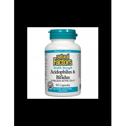 Acidophilus & Bifidus 10 Billion Active Cells Double Strength / Ацидофилус бифидус, 10 милиарда активни пробиотици, 90 капсули Acidophilus & Bifidus 10 Billion Active Cells Double Strength / Ацидофилус бифидус, 10 милиарда активни пробиотици, 90 капсули
