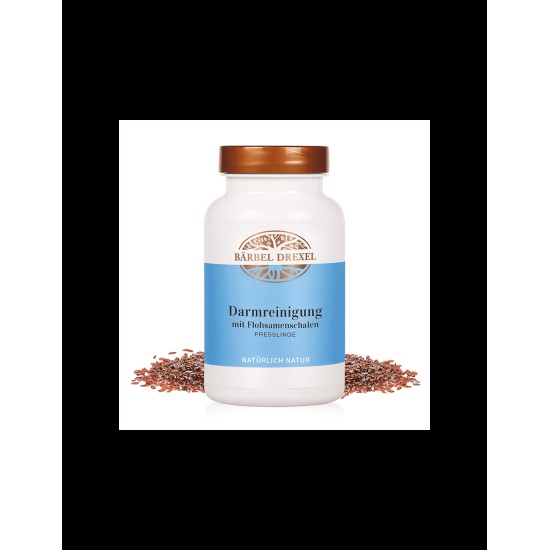 Darmreinigung mit Flohsamenschalen / Детоксикация на дебелото черво с хуск и билки, 180 таблетки Bärbel Drexel Darmreinigung mit Flohsamenschalen / Детоксикация на дебелото черво с хуск и билки, 180 таблетки Bärbel Drexel