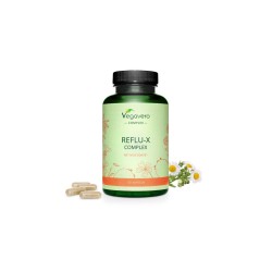 Reflu-X Complex mit Mucosave/ Билкова смес срещу киселинен рефлукс, 120 капсули, 100% Vegan Vegavero