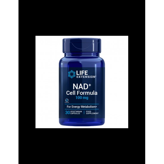 Клетъчно здраве и енергия - NAD+ Cell Formula , 100 mg х 30 капсули