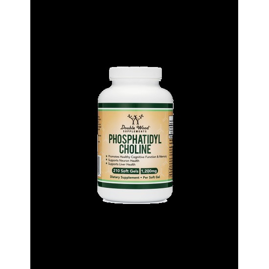Phosphatidyl Cholinе/ Фосфатидил Холин, 210 софтгел капсули Double Wood Phosphatidyl Cholinе/ Фосфатидил Холин, 210 софтгел капсули Double Wood