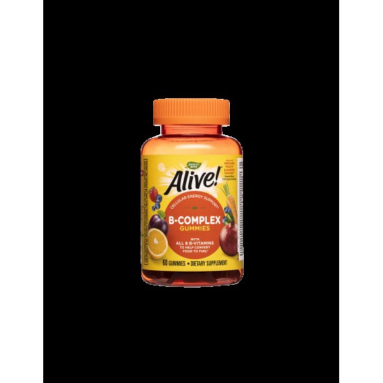 Alive! B-Complex Gummies / Алайв! В-комплекс х 60 желирани таблетки Nature’s Way