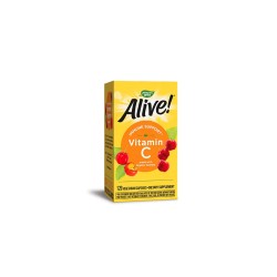 Alive! Vitamin C / Алайв! Витамин С (oт ацерола органик), 120 капсули Nature’s Way Alive! Vitamin C / Алайв! Витамин С (oт ацерола органик), 120 капсули Nature’s Way