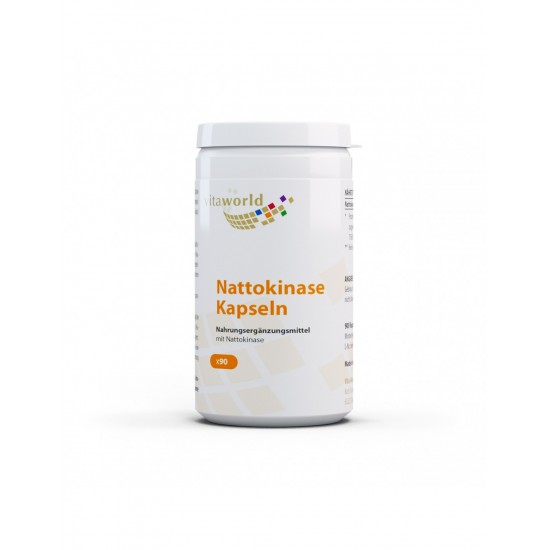 Nattokinase 2000 FU Activity / Натокиназа 100mg, 90 капсули Nattokinase 2000 FU Activity / Натокиназа 100mg, 90 капсули