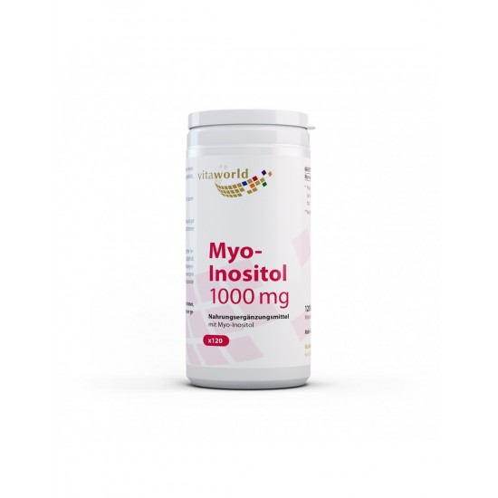 Myo-inositol / Мио-инозитол 1000 mg, 120 капсули Myo-inositol / Мио-инозитол 1000 mg, 120 капсули