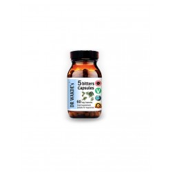 5 Bitters - 5 Горчивки Аюрведа, 60 капсули DR WAKDE’s 5 Bitters - 5 Горчивки Аюрведа, 60 капсули DR WAKDE’s