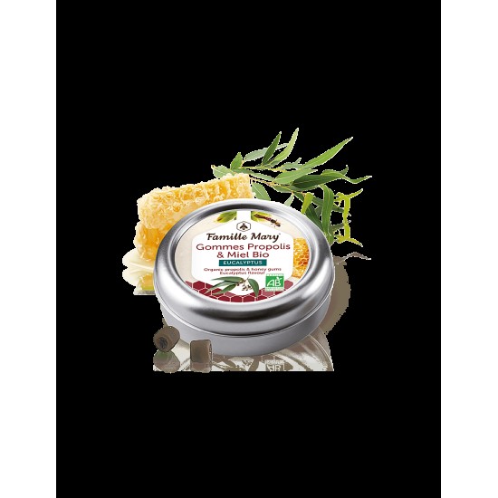 Бонбони за смучене с прополис, био мед и евкалипт Бонбони за смучене с прополис, био мед и евкалипт