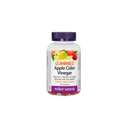 Apple Cider Vinegar Gummies - Ябълков оцет гъмис - Антиоксидантна защита и бърз метаболизъм, 90 желирани таблетки Webber Naturals Apple Cider Vinegar Gummies - Ябълков оцет гъмис - Антиоксидантна защита и бърз метаболизъм, 90 желирани таблетки Webber Naturals