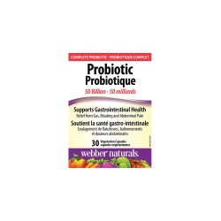 Probiotic 50 Billion - Пробиотик 50 млрд. активни пробиотици, 10 щама, 30 капсули Webber Naturals