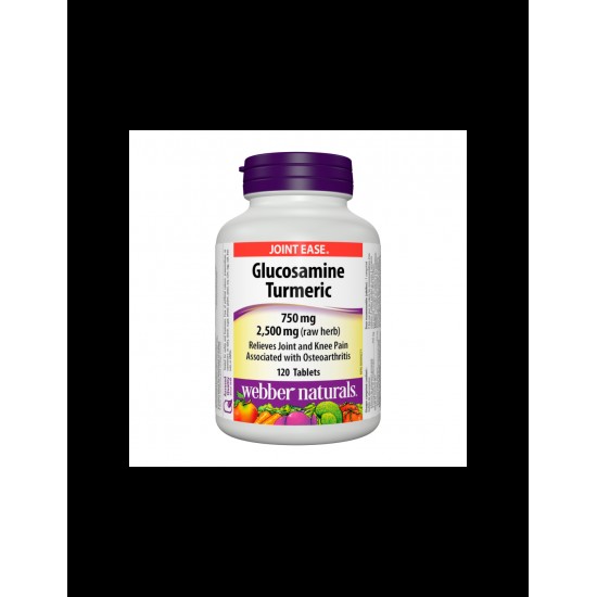Glucosamine Turmeric - Глюкозамин Сулфат + Kуркума - Здрави стави, 120 таблетки