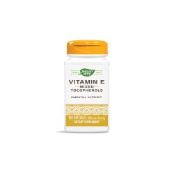 Vitamin E - Витамин E (токофероли микс) 268 mg, 100 софтгел капсули