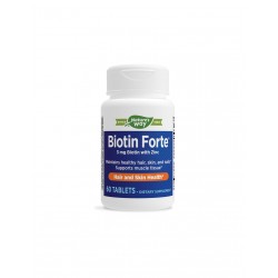 Biotin Forte® - Биотин форте® с цинк, 60 таблетки Nature’s Way Biotin Forte® - Биотин форте® с цинк, 60 таблетки Nature’s Way
