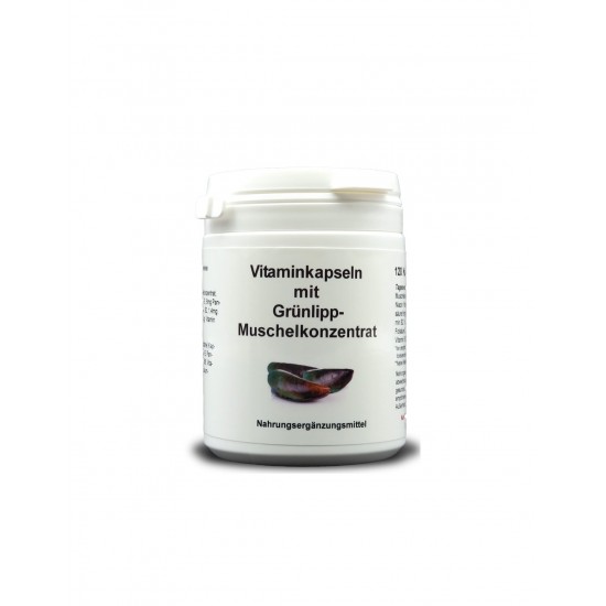 Vitaminkapseln mit Grünlipp-Muschelkonzentrat - Зеленоуста мида и витамини, 120 капсули Karl Minck Vitaminkapseln mit Grünlipp-Muschelkonzentrat - Зеленоуста мида и витамини, 120 капсули Karl Minck