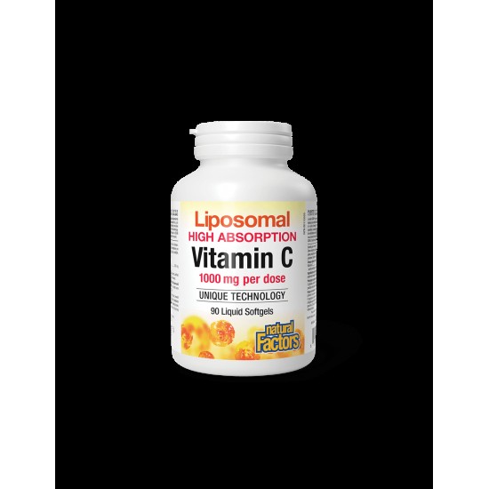 Liposomal High Absoprtion Vitamin C - Липозомен витамин С 500 mg, 90 софтгел капсули
