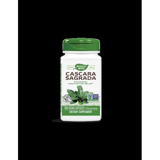 Cascara Sagrada/ Зърнастец (кора) 270 mg х 100 капсули