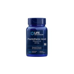 Пантотенова киселина (витамин В5) - Pantothenic Acid Vitamin B5, 500 mg x 100 V капсули