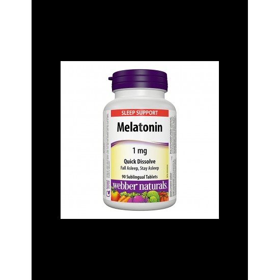 При безсъние - Мелатонин 1 mg, 90 сублингвални таблетки