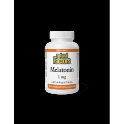 Мелатонин - Срещу безсъние, 1 mg х180 сублингвални таблетки Natural Factors Мелатонин - Срещу безсъние, 1 mg х180 сублингвални таблетки Natural Factors