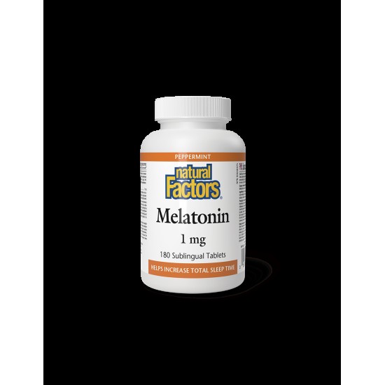 Мелатонин - Срещу безсъние, 1 mg х180 сублингвални таблетки