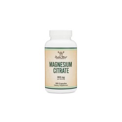 Нервна система и мускулатура - Magnesium Citrate Магнезий (цитрат), 180 капсули Double Wood