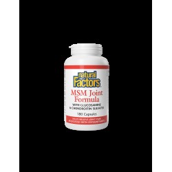 МСМ формула за стави (с глюкозамиин и хондроитин сулфат), 180 капсули Natural Factors МСМ формула за стави (с глюкозамиин и хондроитин сулфат), 180 капсули Natural Factors